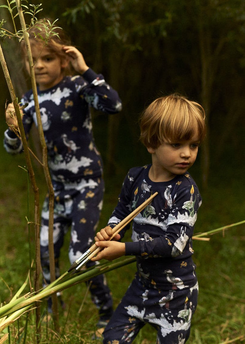 The Water Mirror Organic Cotton Kids Pyjama Set - Forivor