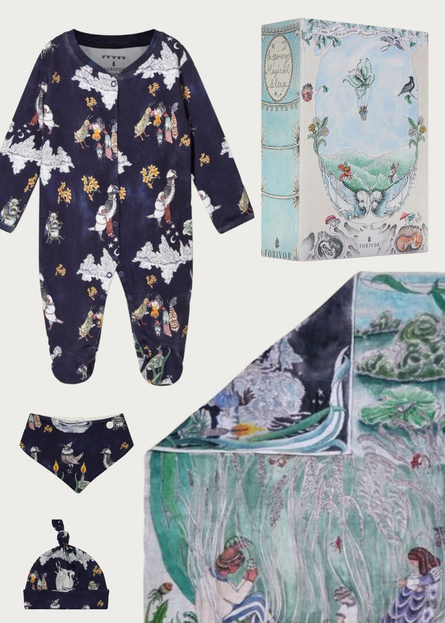 The Water Mirror X The Pond Dance - Baby Gift Set - Forivor