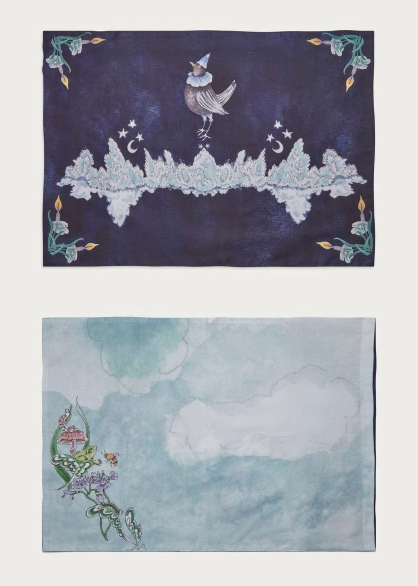 Water Mirror - Blackbird - Pillow Slip Gift Set - Forivor