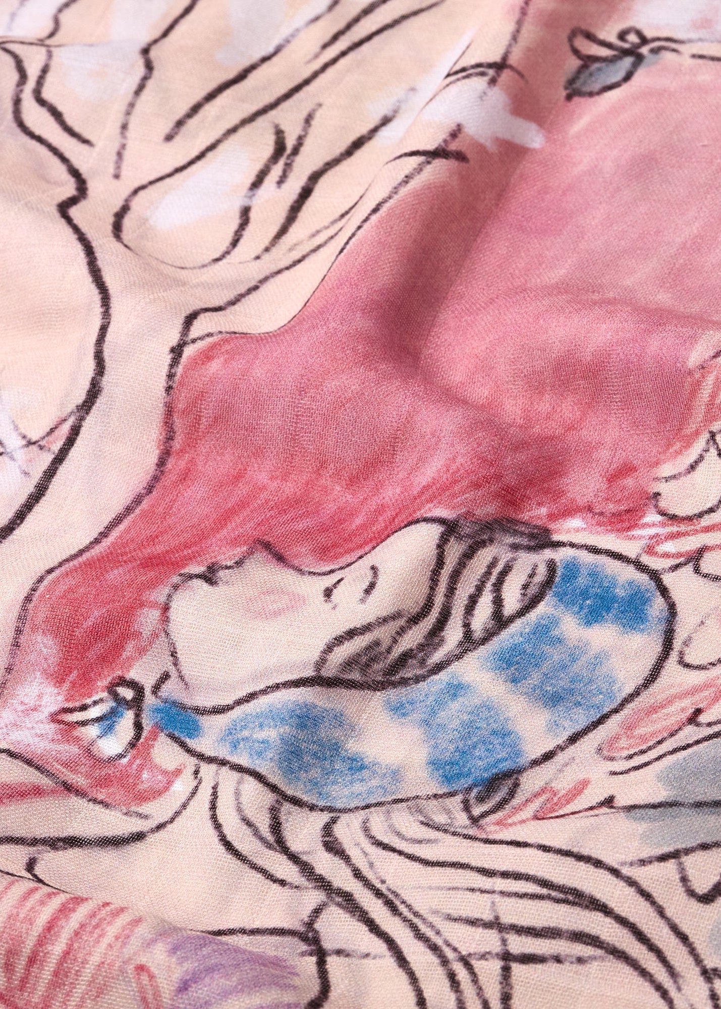 'Winter Birds' Baby Muslin Swaddle - Forivor