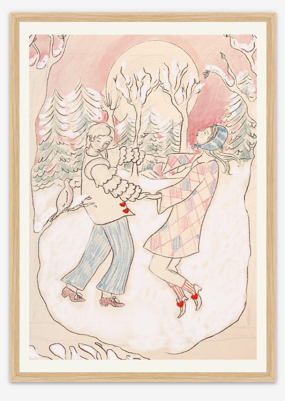 Winter Birds - Fine Art Print - Forivor