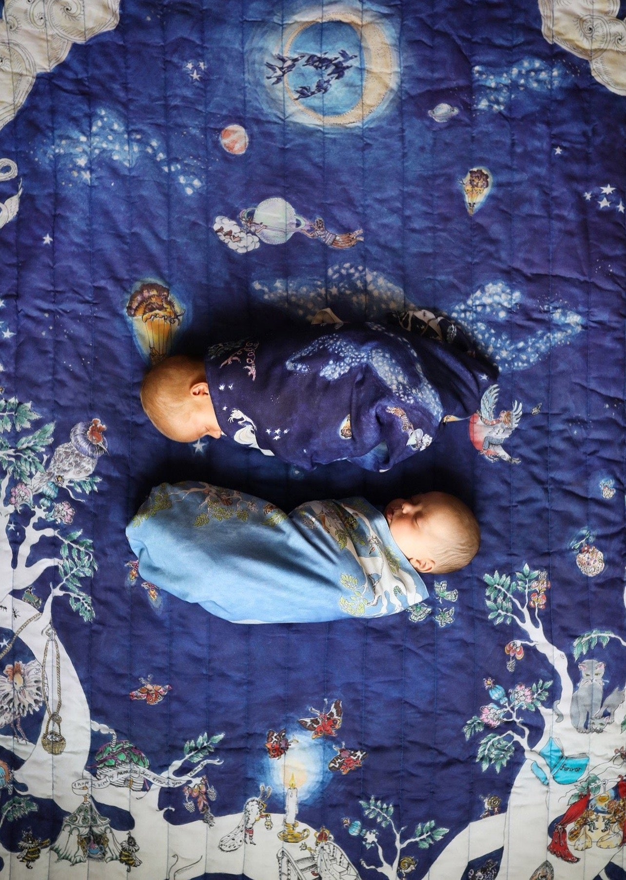 Forivor Organic Cotton Baby Muslin Swaddle Blanket Gift Set